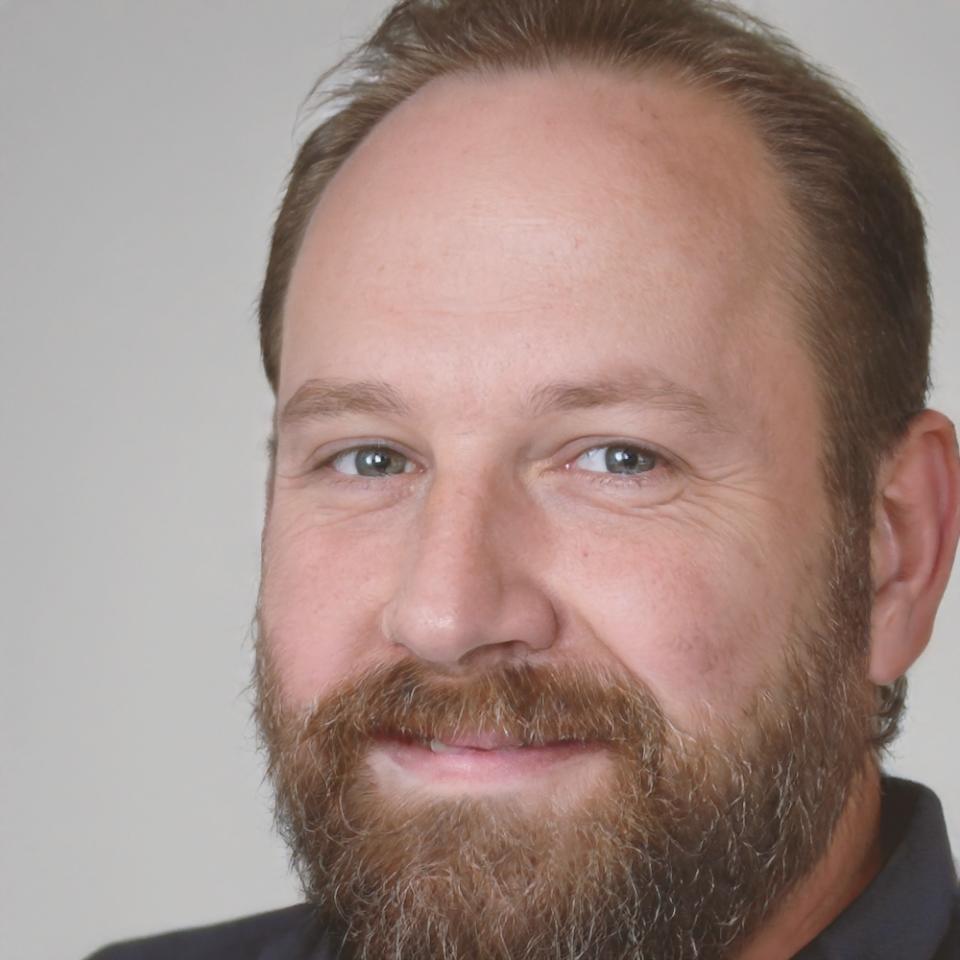 UI designer Dmitri Kozlov reviewing mobile interface designs on multiple devices